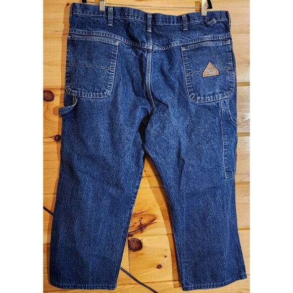 Bulwark FR Mens Jeans Size 42W Dark Wash Flame Resistant 100% Cotton Read - Picture 5 of 16